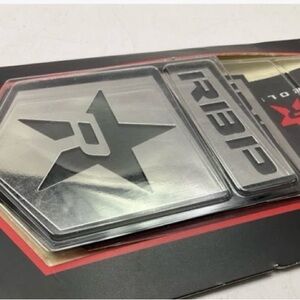 RBP RBP501 Stainless Steel Universal Decal Emblem Badge Stickers 3-1/8" X 4-1/4"